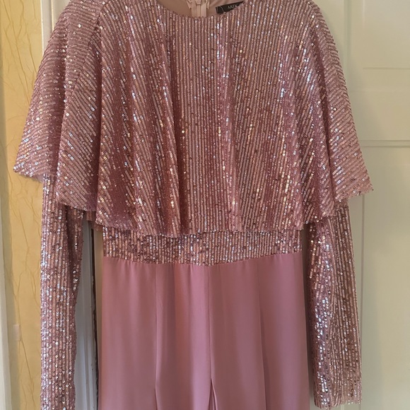 Sequin pink jumpsuit (barely worn) - Picture 4 of 4